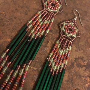 Boho Beaded Earrings